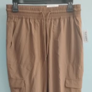 NWT ⭐ Old Navy Tan Casual Pants With Side Pockets Size Small